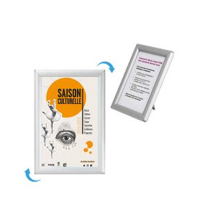 Cadre affichage visu-clic comptoir/mural