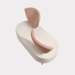 Chauffeuse BULLE 2 places avec 2 dossiers inversés