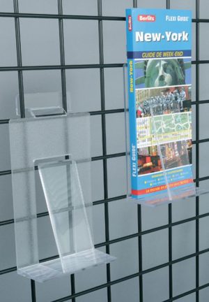 Support plexi pour grille en polycristal transparent