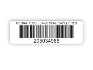 Etiquettes codes-barres adhésives