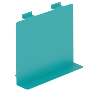 Présentoir pour rainure époxy - L30xP6xH25 cm