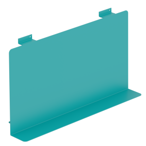 Présentoir pour rainure époxy - L46xP6xH25 cm