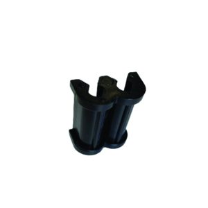 Lot de 3 charnières pour panneau treillis multiusage - Noir