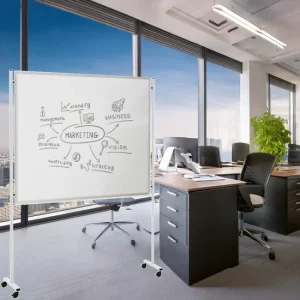 Panneau fond blanc magnétique recto verso