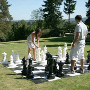 Jeu d'échecs géant