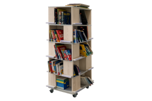 Tour à livres 4 niveaux