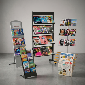 Présentoirs à revues & journaux